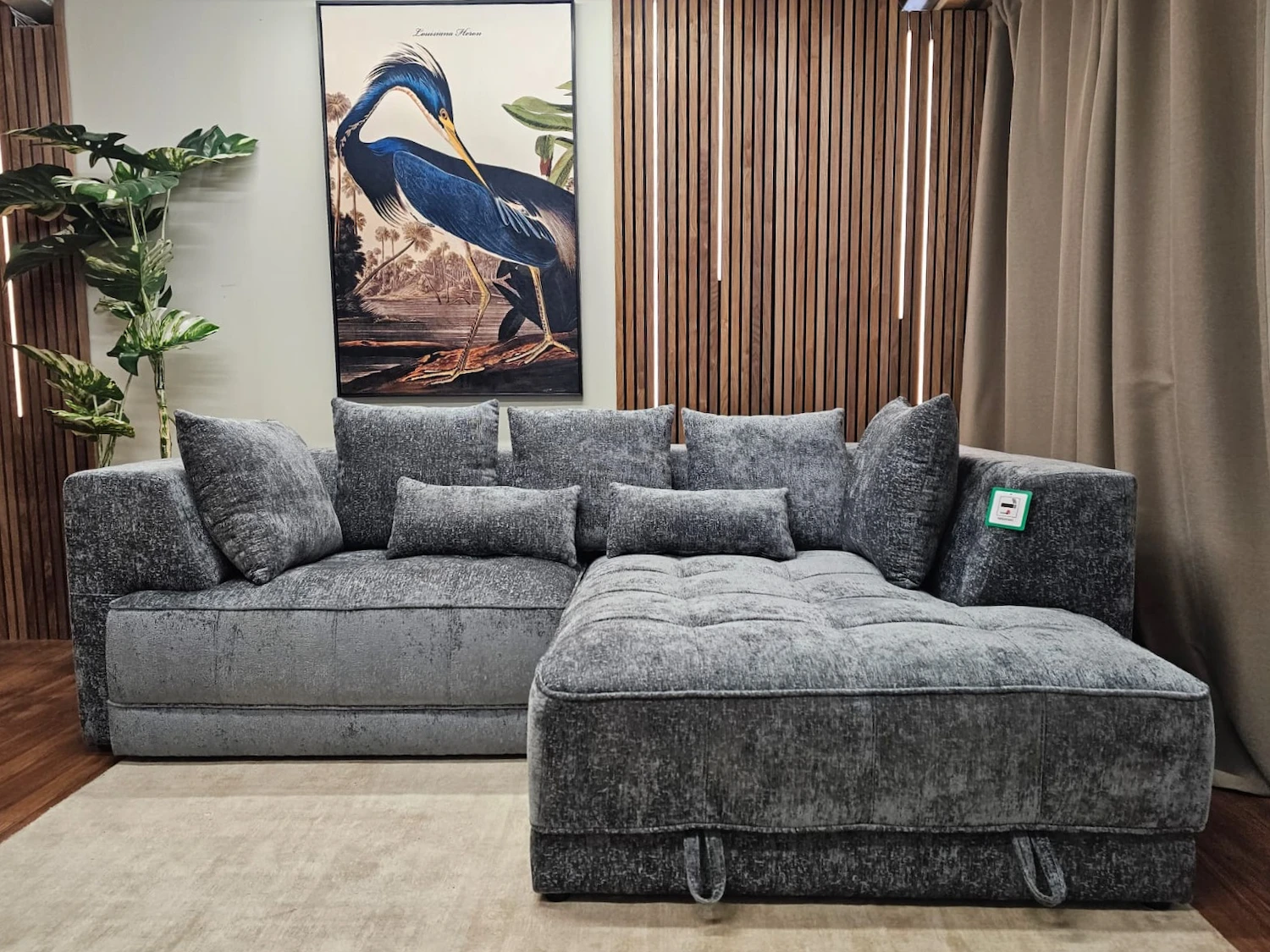 Electric Chaise Storage Sofa Bed