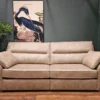 Next stamford high back 4 seater sofa in monza faux leather