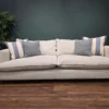 Vogue Williams Howth Extra Large Sofa In Sea Salt Linen Look